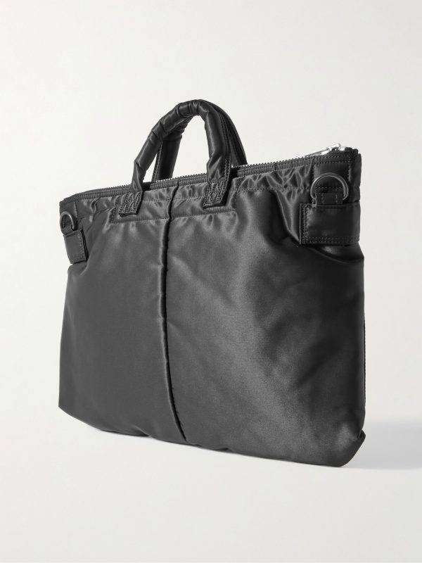 Tanker Helmet Short Nylon-Twill Tote Bag - BK Tanker Helmet Short Nylon-Twill Tote Bag - BK