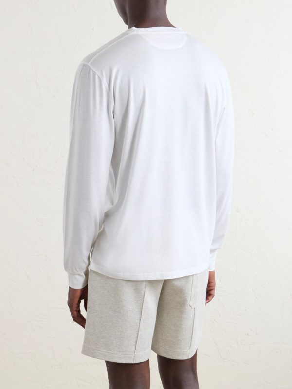 Lyocell and Cotton-Blend Jersey T-Shirt - BK