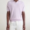 Cotton and Silk-Blend Polo Shirt - FR Cotton and Silk-Blend Polo Shirt - FR