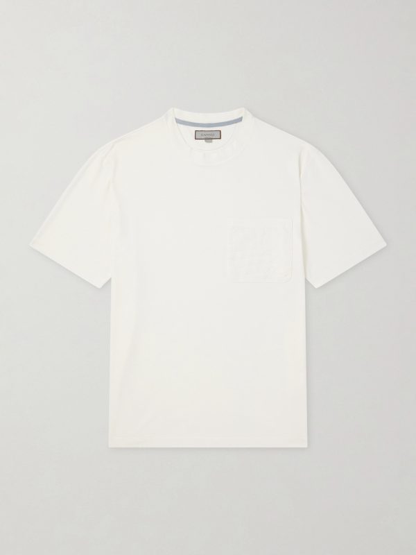 Plain Cotton-Jersey T-Shirt Plain Cotton-Jersey T-Shirt