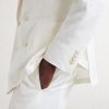 Double-Breasted Linen and Silk-Blend Suit Jacket - CU Double-Breasted Linen and Silk-Blend Suit Jacket - CU