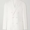 Double-Breasted Linen and Silk-Blend Suit Jacket Double-Breasted Linen and Silk-Blend Suit Jacket