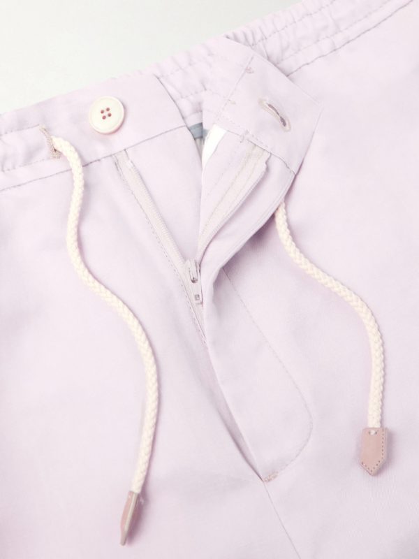 Straight-Leg Linen And Silk-Blend Bermuda Shorts - E1 Straight-Leg Linen And Silk-Blend Bermuda Shorts - E1