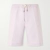 Straight-Leg Linen And Silk-Blend Bermuda Shorts Straight-Leg Linen And Silk-Blend Bermuda Shorts