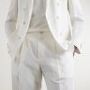 Mamhood Straight-Leg Pleated Linen And Silk-Blend Trousers - CU Mamhood Straight-Leg Pleated Linen And Silk-Blend Trousers - CU