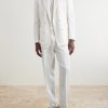 Mamhood Straight-Leg Pleated Linen And Silk-Blend Trousers - OU Mamhood Straight-Leg Pleated Linen And Silk-Blend Trousers - OU