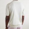 Cotton and Silk-Blend Polo Shirt - BK Cotton and Silk-Blend Polo Shirt - BK