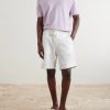Straight-Leg Linen And Silk-Blend Bermuda Shorts - OU Straight-Leg Linen And Silk-Blend Bermuda Shorts - OU