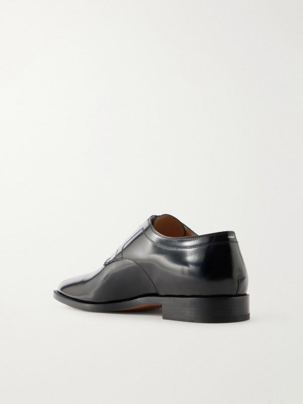 Tabi Leather Derby Shoes - BK Tabi Leather Derby Shoes - BK