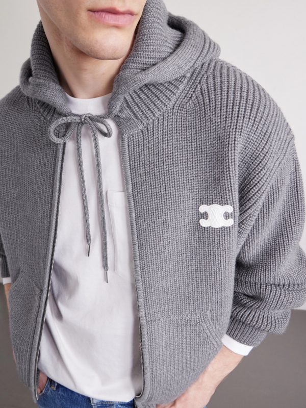 Logo-Embroidered Wool Hoodie - CU Logo-Embroidered Wool Hoodie - CU