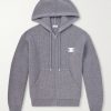 Logo-Embroidered Wool Hoodie Logo-Embroidered Wool Hoodie