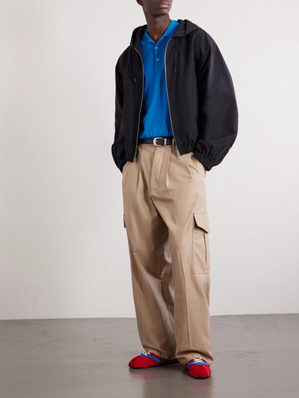 Triomphe Logo-Embroidered Cotton Polo Shirt - OU Triomphe Logo-Embroidered Cotton Polo Shirt - OU