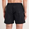 Straight-Leg Mid-Length Logo-Embroidered Swim Shorts - BK Straight-Leg Mid-Length Logo-Embroidered Swim Shorts - BK