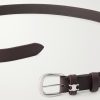 2cm Logo-Embellished Leather Belt - E1