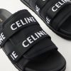 Logo-Jacquard Canvas Sandals - CU