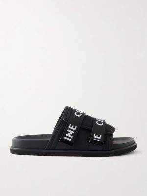 Logo-Jacquard Canvas Sandals Logo-Jacquard Canvas Sandals