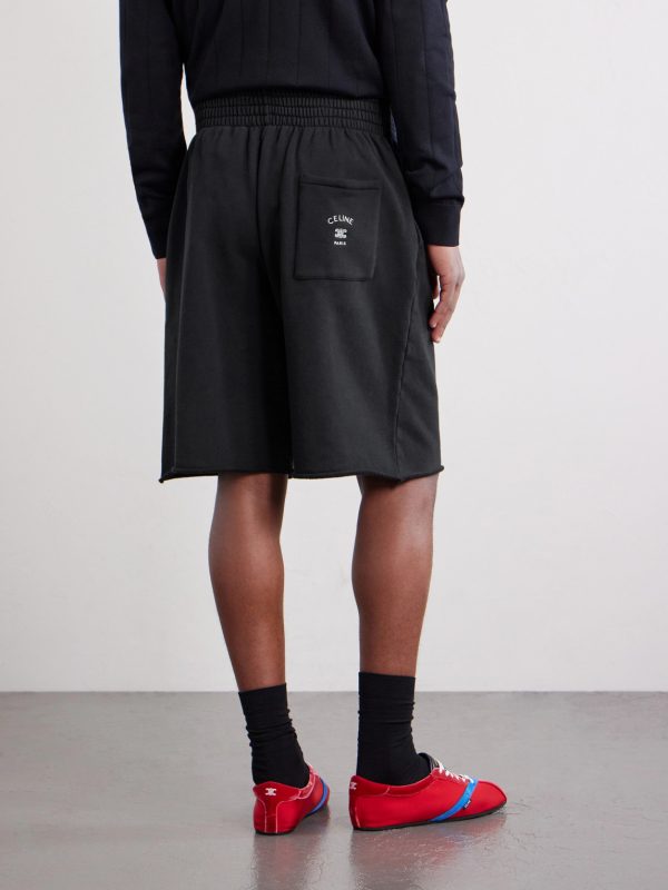Straight-Leg Logo-Embroidered Cotton-Jersey Shorts - BK Straight-Leg Logo-Embroidered Cotton-Jersey Shorts - BK