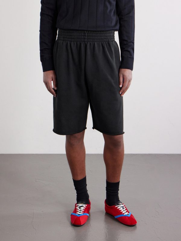 Straight-Leg Logo-Embroidered Cotton-Jersey Shorts - FR Straight-Leg Logo-Embroidered Cotton-Jersey Shorts - FR
