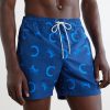 Straight-Leg Mid-Length Printed Swim Shorts - FR Straight-Leg Mid-Length Printed Swim Shorts - FR