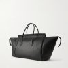 Luggage Full-Grain Leather Tote Bag - BK