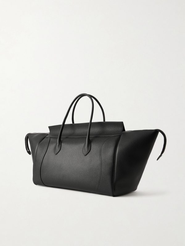Luggage Full-Grain Leather Tote Bag - BK