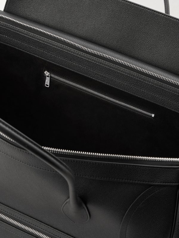 Luggage Full-Grain Leather Tote Bag - E1