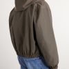Hooded Triomphe-Embroidered Cotton-Blend Jacket - BK Hooded Triomphe-Embroidered Cotton-Blend Jacket - BK