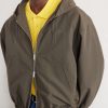 Hooded Triomphe-Embroidered Cotton-Blend Jacket - CU Hooded Triomphe-Embroidered Cotton-Blend Jacket - CU