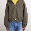 Hooded Triomphe-Embroidered Cotton-Blend Jacket - FR Hooded Triomphe-Embroidered Cotton-Blend Jacket - FR