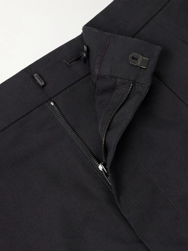 Straight-Leg Logo-Embroidered Cotton and Linen-Blend Shorts - E1 Straight-Leg Logo-Embroidered Cotton and Linen-Blend Shorts - E1