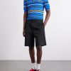 Straight-Leg Logo-Embroidered Cotton and Linen-Blend Shorts - OU Straight-Leg Logo-Embroidered Cotton and Linen-Blend Shorts - OU