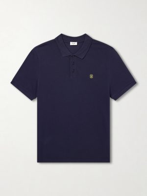 Logo-Embroidered Cotton-Piqué Polo Shirt Logo-Embroidered Cotton-Piqué Polo Shirt