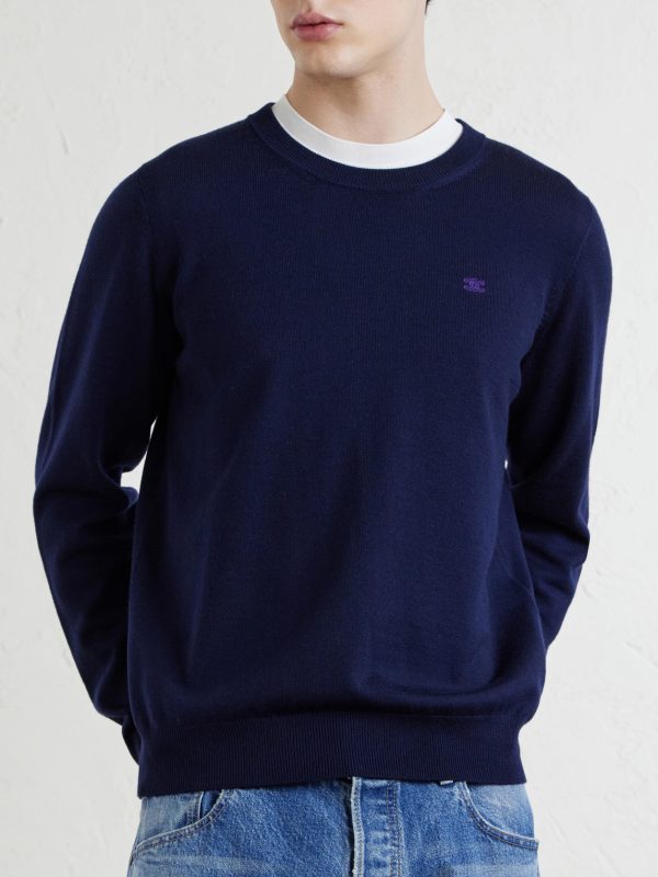 Embroidered Wool-Blend Sweater - FR
