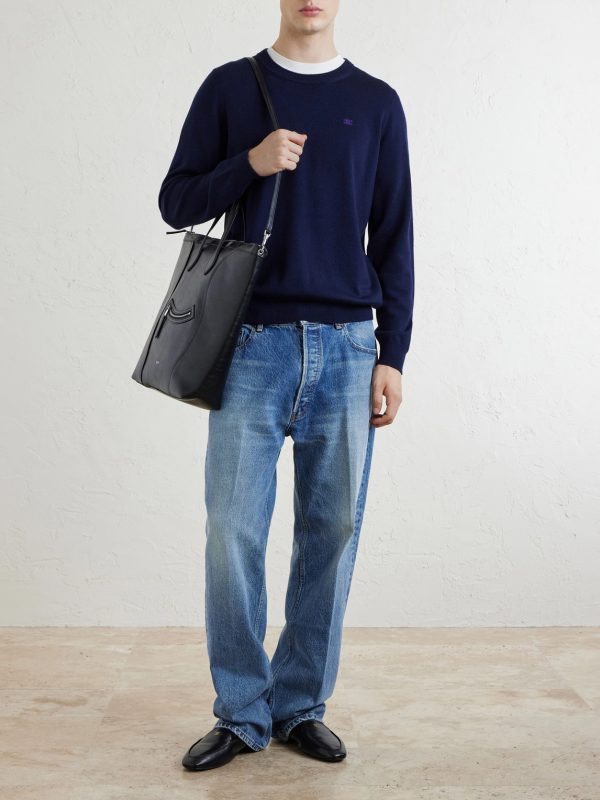 Embroidered Wool-Blend Sweater - OU