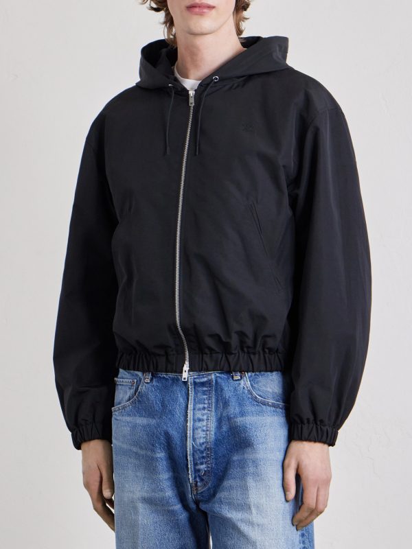 Logo-Embroidered Cotton-Blend Jacket - FR Logo-Embroidered Cotton-Blend Jacket - FR