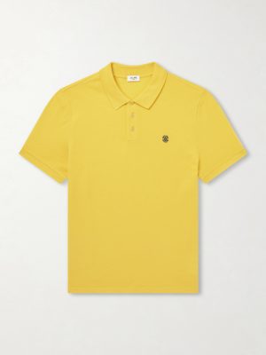 Logo-Embroidered Cotton-Piqué Polo Shirt Logo-Embroidered Cotton-Piqué Polo Shirt