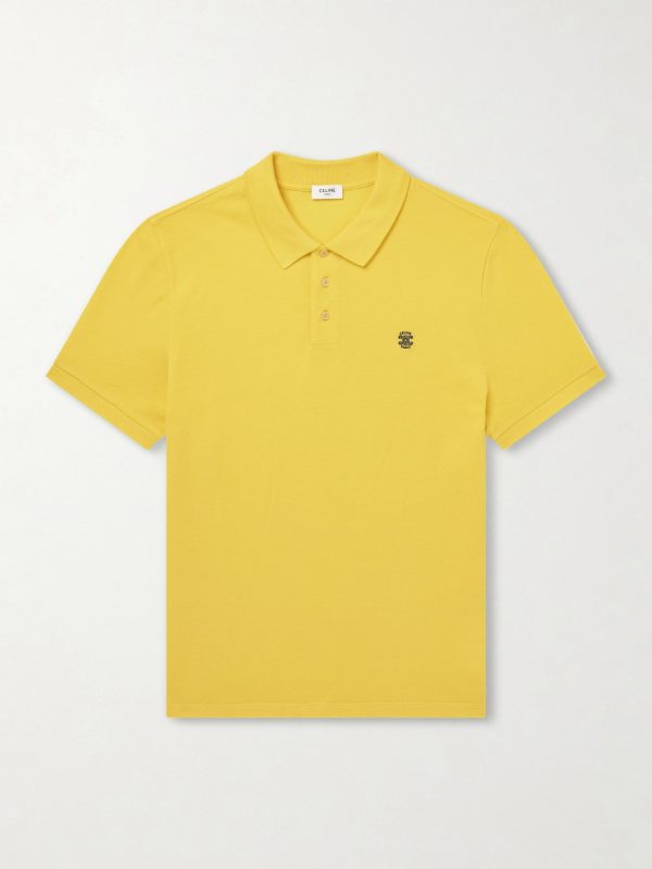 Logo-Embroidered Cotton-Piqué Polo Shirt