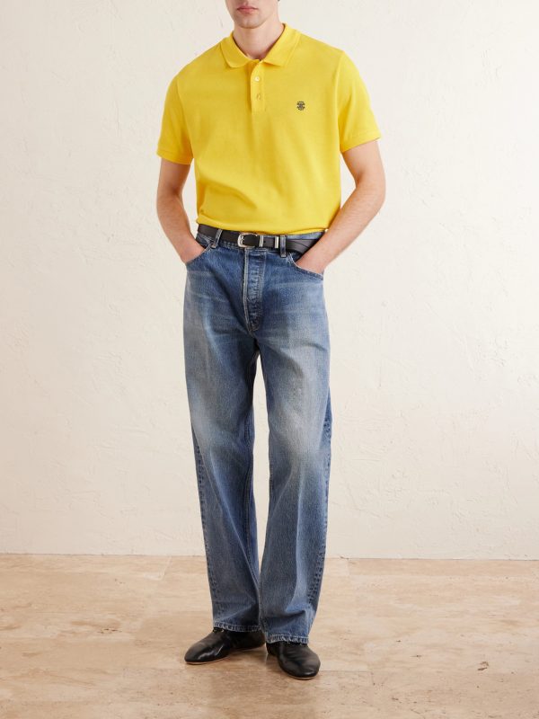 Logo-Embroidered Cotton-Piqué Polo Shirt - OU