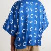Scout Camp-Collar Printed Silk-Twill Shirt - BK Scout Camp-Collar Printed Silk-Twill Shirt - BK