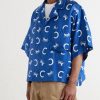 Scout Camp-Collar Printed Silk-Twill Shirt - FR Scout Camp-Collar Printed Silk-Twill Shirt - FR