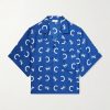 Scout Camp-Collar Printed Silk-Twill Shirt Scout Camp-Collar Printed Silk-Twill Shirt