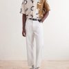Convertible-Collar Printed Cotton-Poplin Shirt - OU Convertible-Collar Printed Cotton-Poplin Shirt - OU