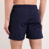 Straight-Leg Mid-Length Logo-Embroidered Swim Shorts - BK Straight-Leg Mid-Length Logo-Embroidered Swim Shorts - BK
