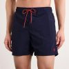 Straight-Leg Mid-Length Logo-Embroidered Swim Shorts - OU Straight-Leg Mid-Length Logo-Embroidered Swim Shorts - OU