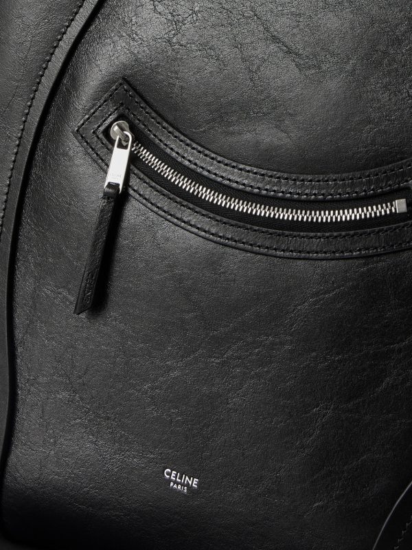 Cabas Medium Leather Tote Bag - CU