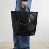 Cabas Medium Leather Tote Bag - FR