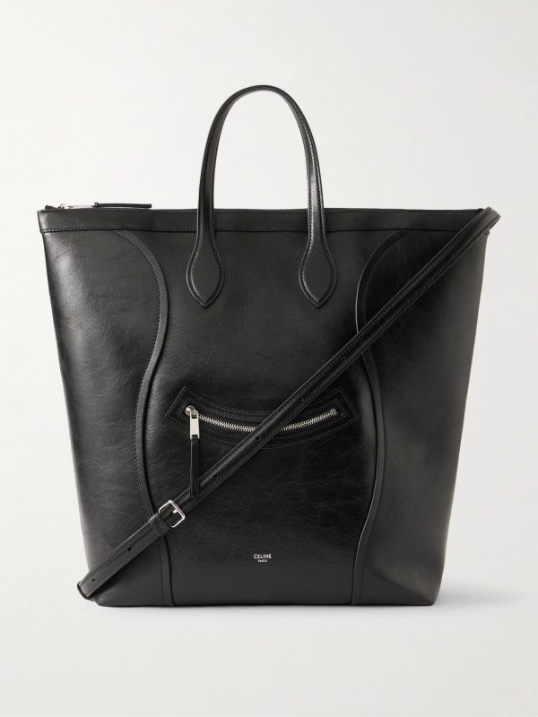 Cabas Medium Leather Tote Bag