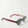 Square-Frame Acetate Sunglasses - FR Square-Frame Acetate Sunglasses - FR