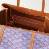Medium Leather-Trimmed Monogrammed Coated-Canvas Tote Bag - E1