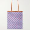 Medium Leather-Trimmed Monogrammed Coated-Canvas Tote Bag